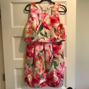 Eliza J Sleeveless Dress with Bubble Skirt